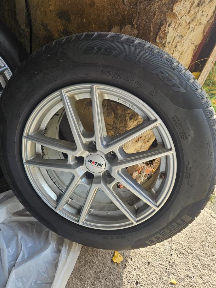 Zimní sada 7,5x17 ET 45, 5x108 mm, Pirelli 215/65/17, 7-8 mm - 3