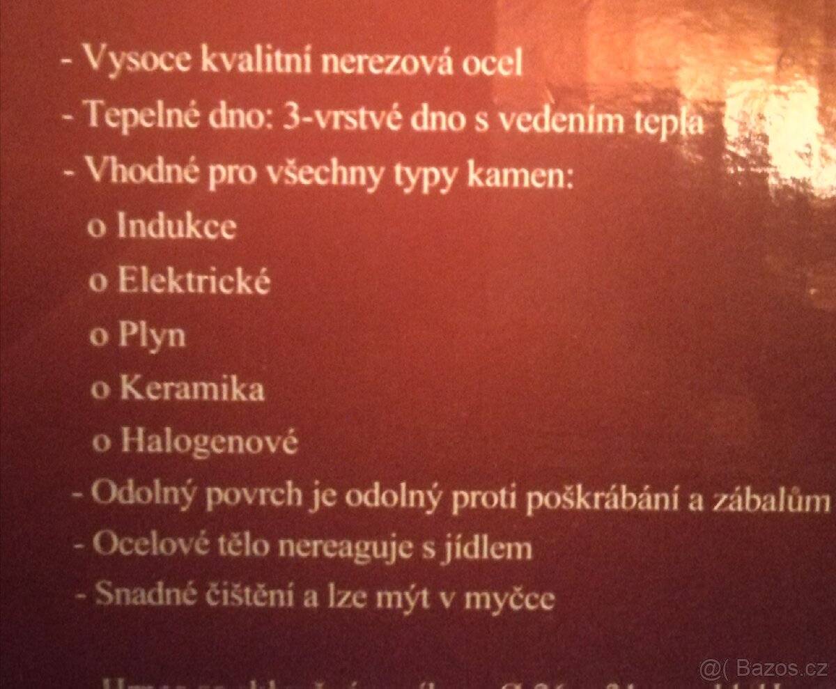 Gastro hrnec velký objem nerez 11,1l vhodný na indukci atd - 3