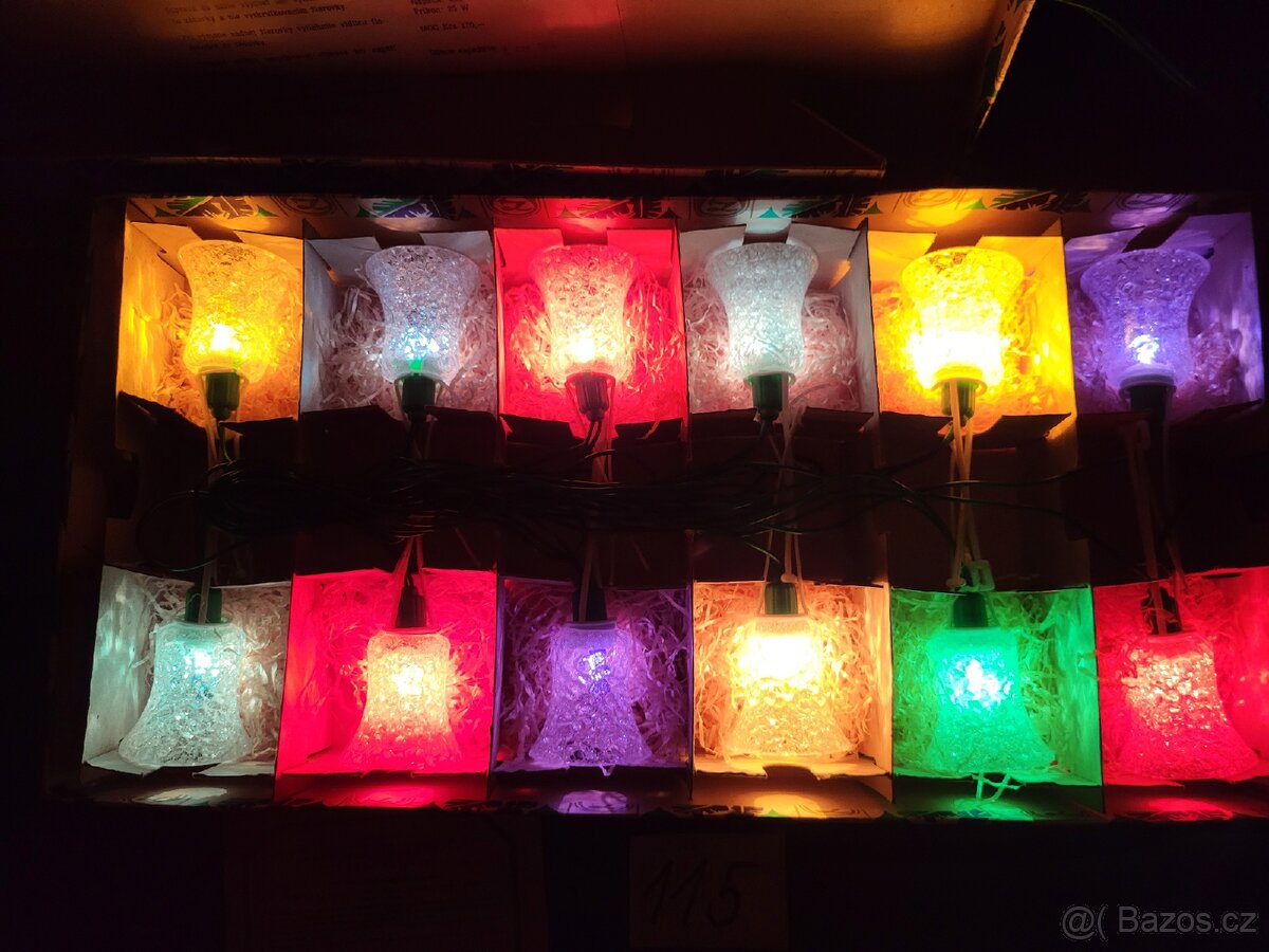 Retro vánoční osvětlení 115 - 3