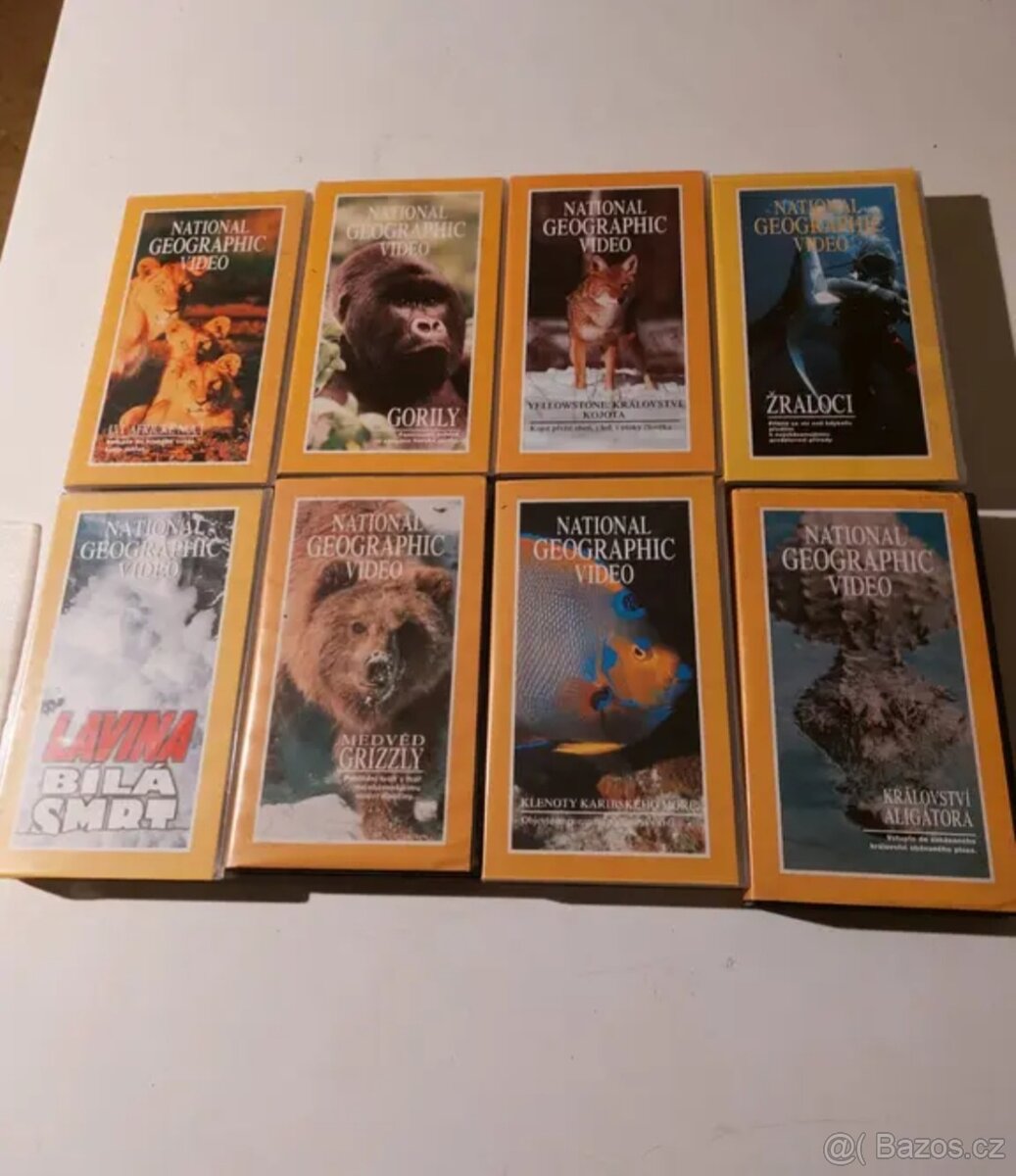 VHS kazety National Geographic - 3