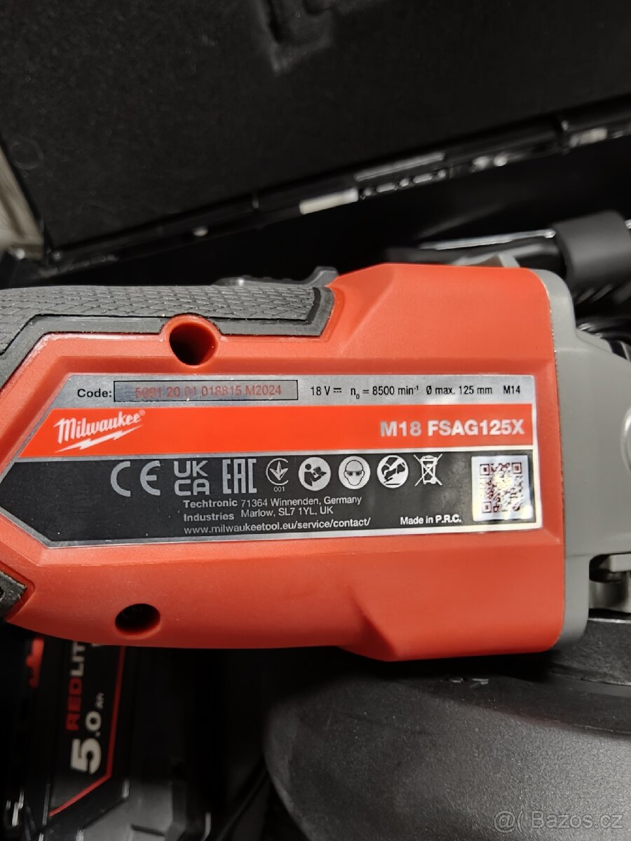 Milwaukee-Aku úhlová bruska sada - 3