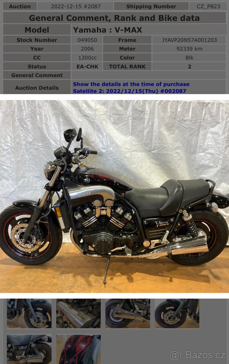 Yamaha Vmax 1200 skladem 25 ks VMAXU - 3
