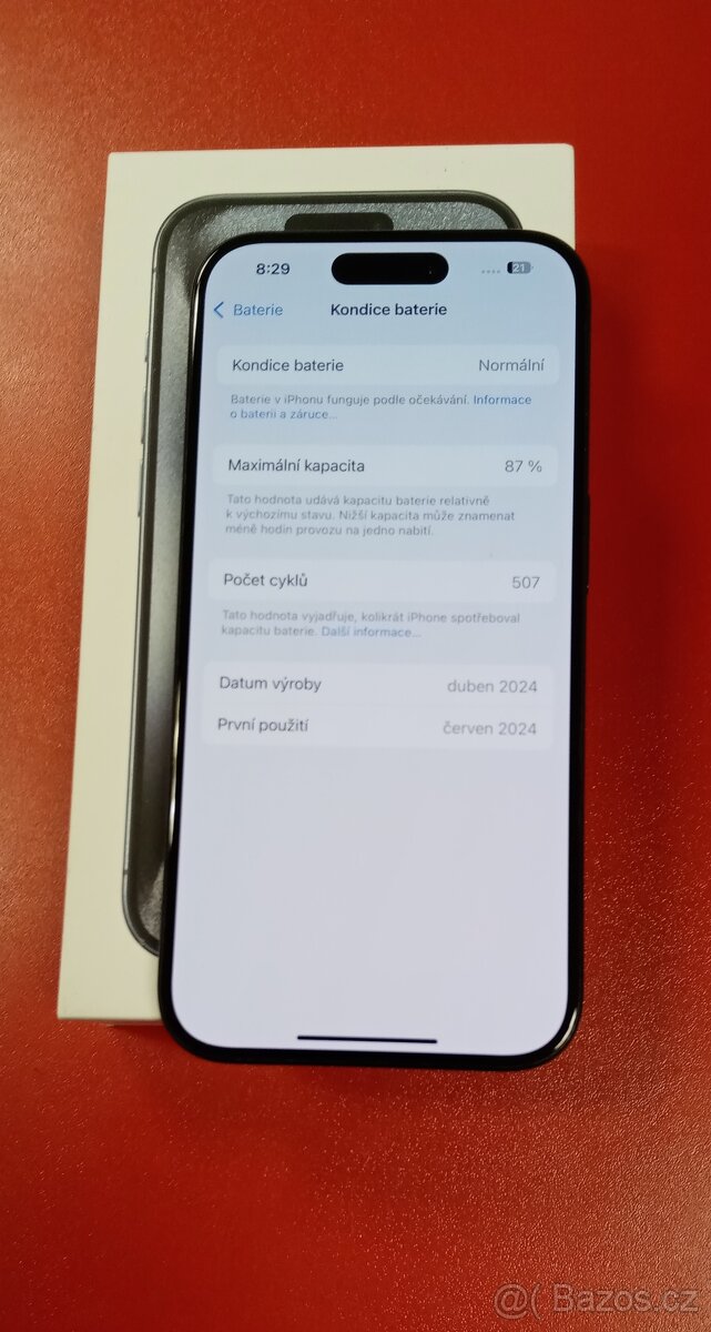 Apple iPhone 15 Pro 128GB Black - stav A záruka - 3