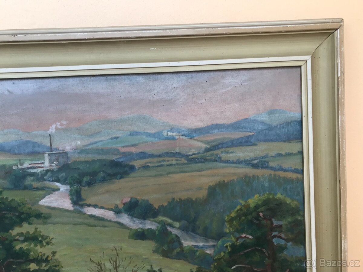 Obraz krajiny 80x60cm Olejomalba. - 3