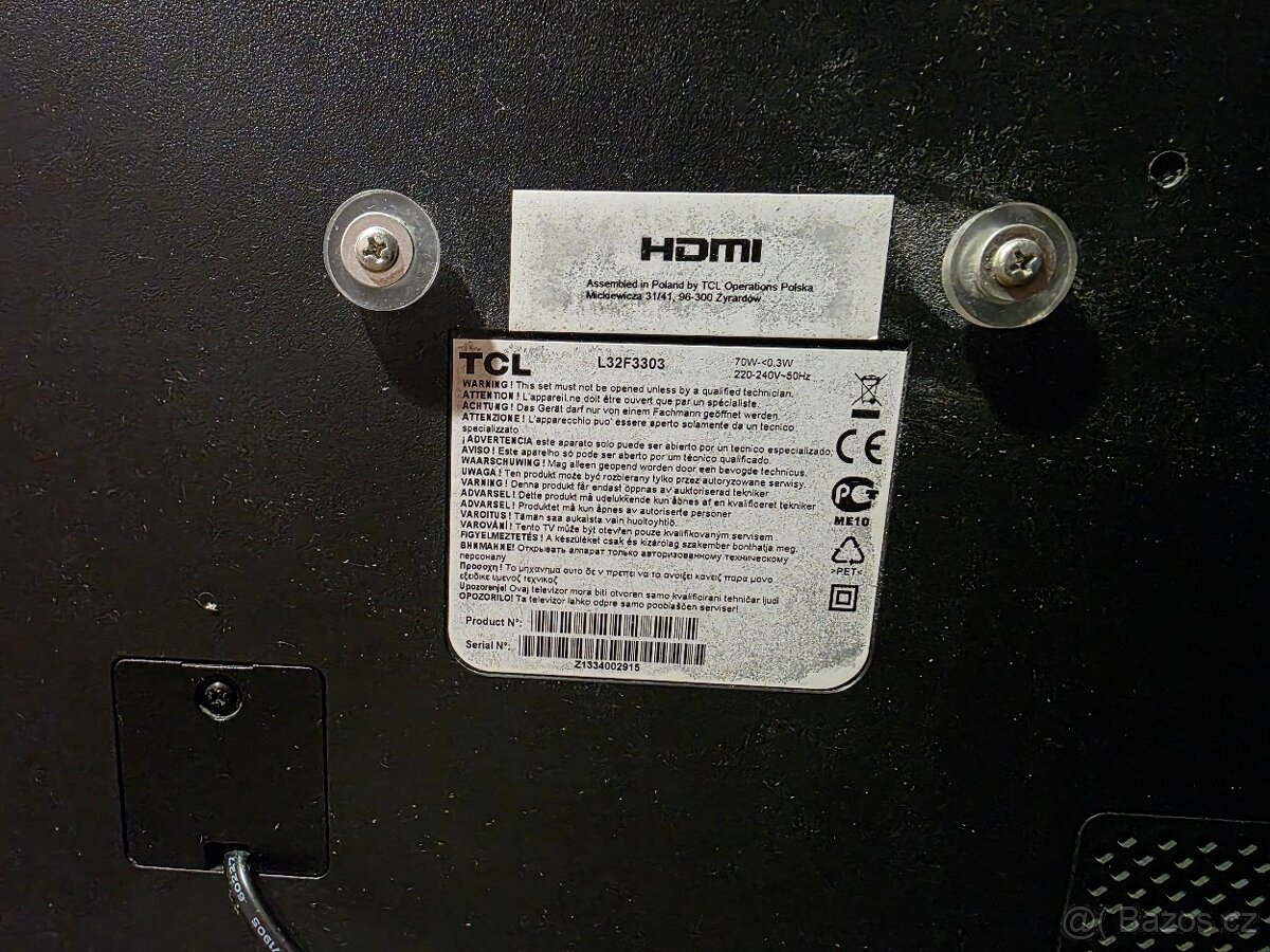 TV 32" TCL + Set-top box Sencor - 3