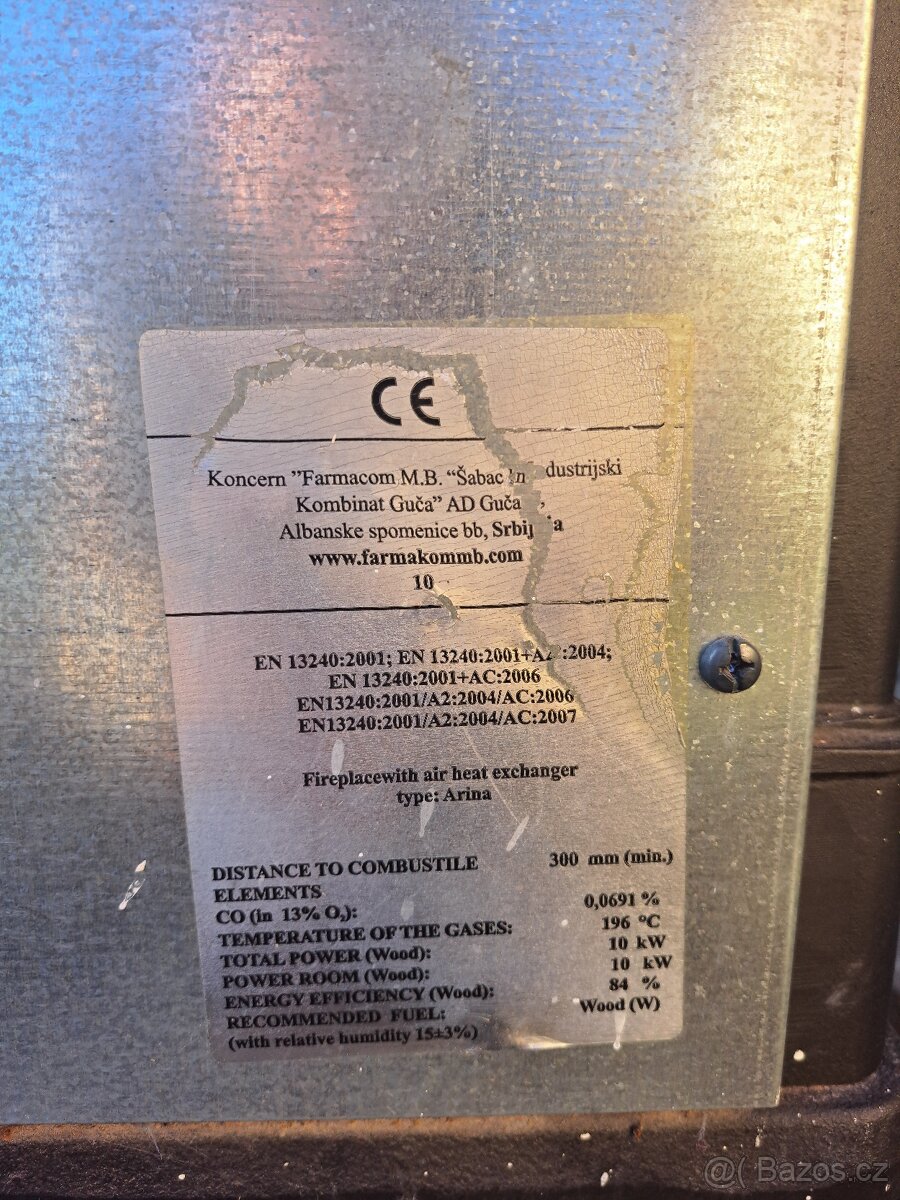 Krbová litinová kamna - 3