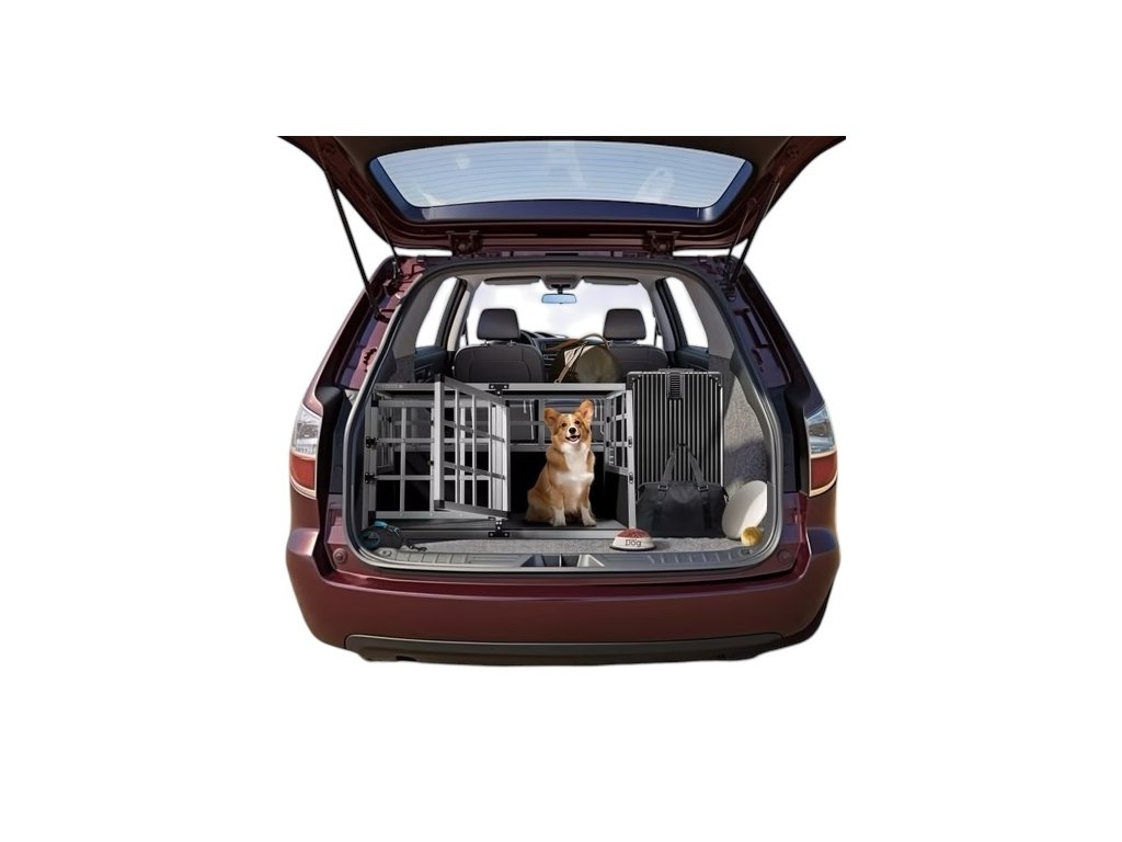 Dvojitý ALU box klec pro psa - 3