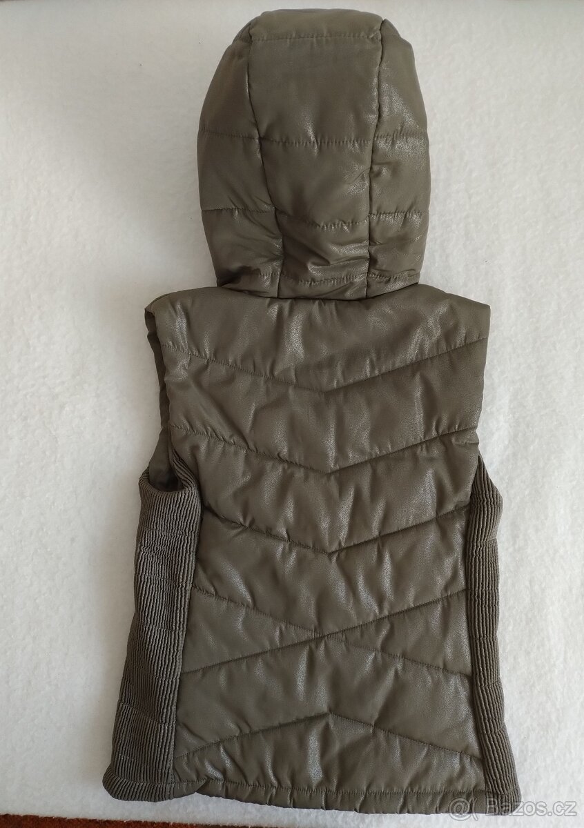 2) vesta zimní NOVÁ zelená s třpytkami - 3
