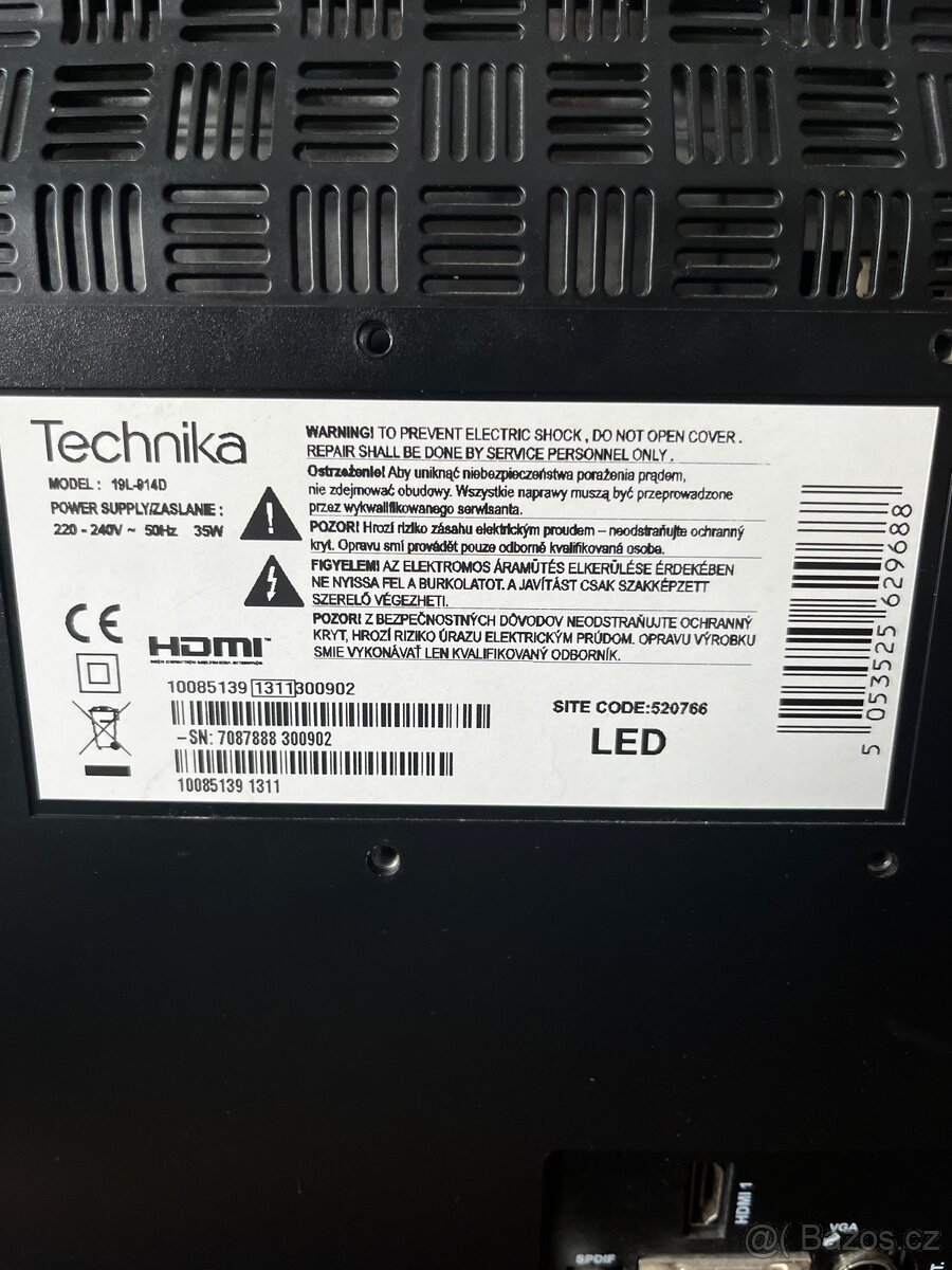 Kompaktní LED TV Technika 19" (48 cm) - 3