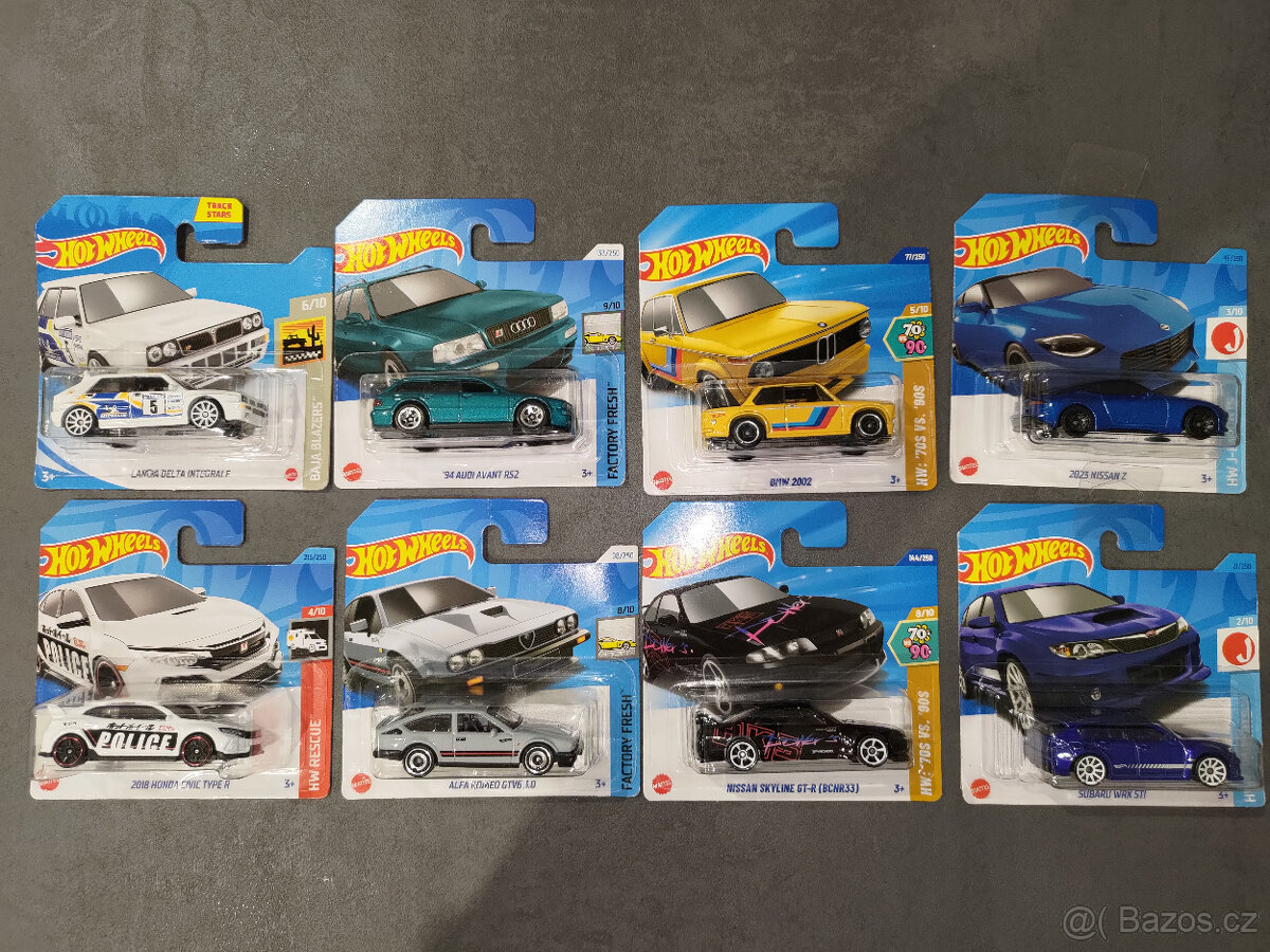 HotWheels, Matchbox, F&F angličáky - 3