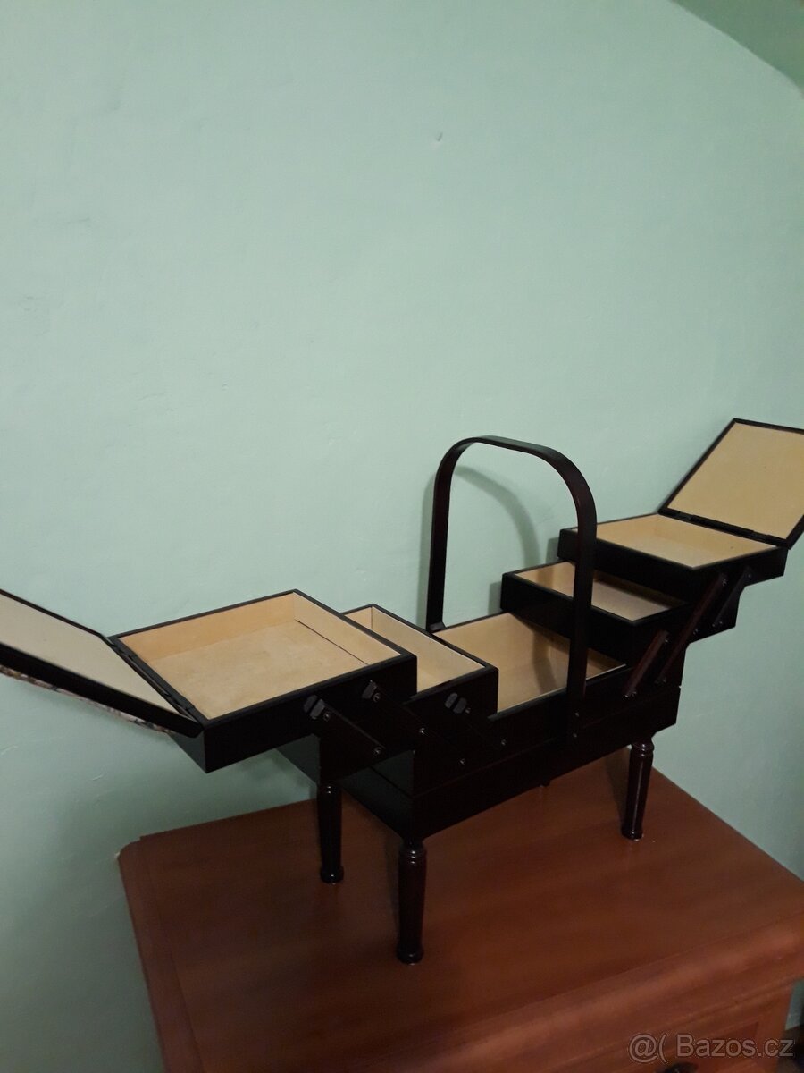 Retro - truhla na šití - 3