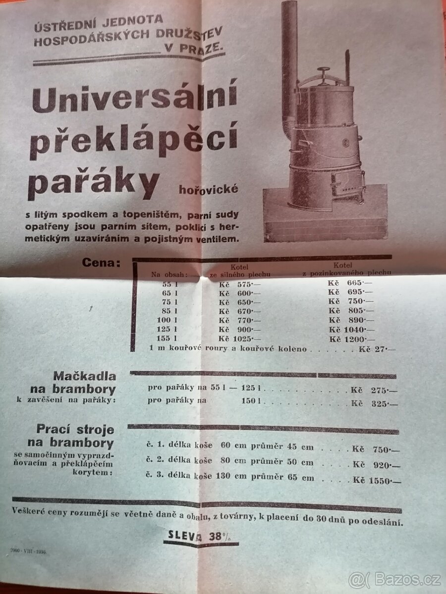 Staré reklamní prospekty - 3