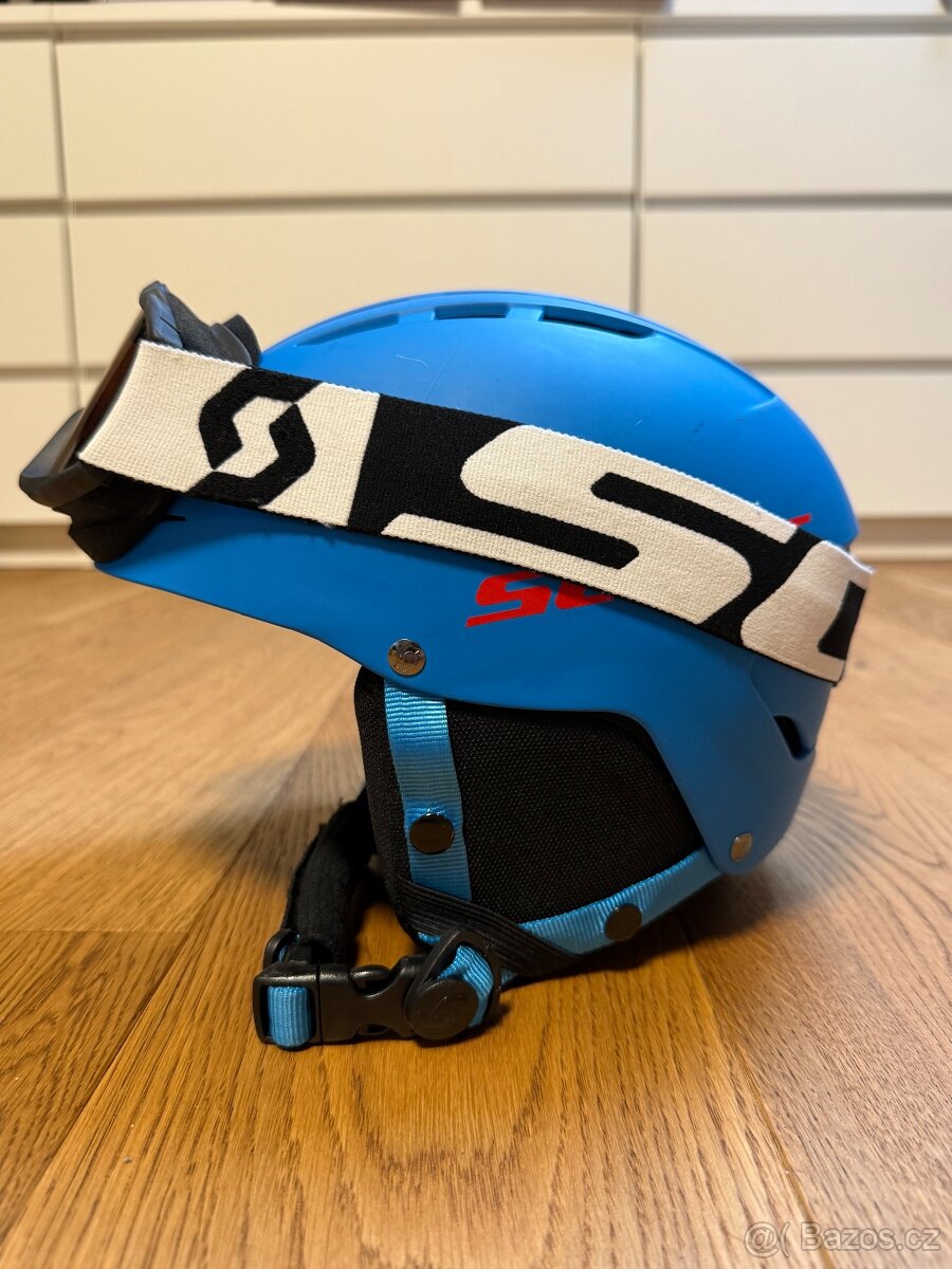 Modrá lyžařská helma Scoot - 3