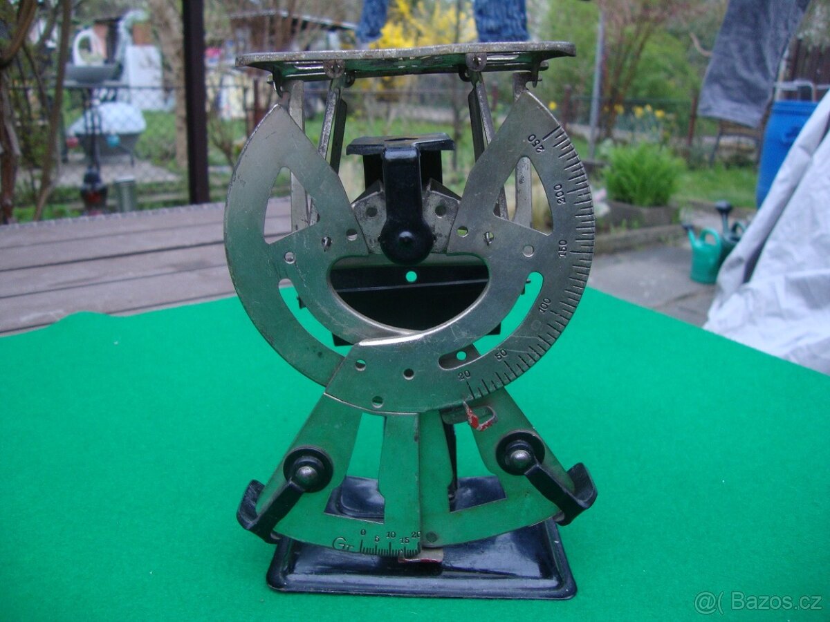 Raritní poštovní váha na dopisy z Rakouska Uherska Secesní - 3