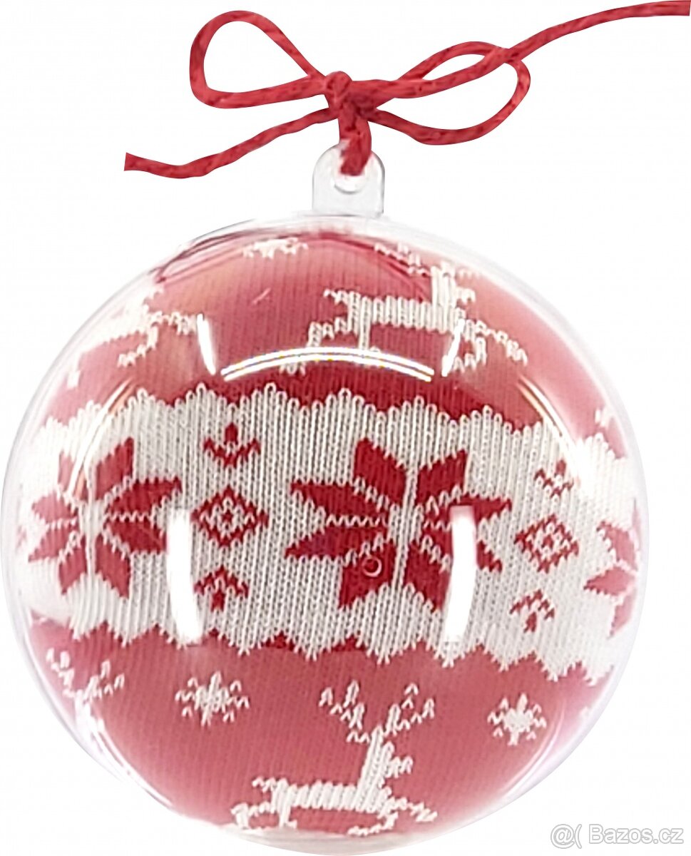 Ponožky unisex vánoční Lonka Elfi - červené-bílé - 3