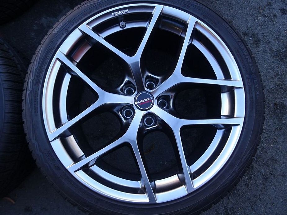 Alu disky Borbet na Audi, 19", 5x112,ET 26, zimní sada - 3