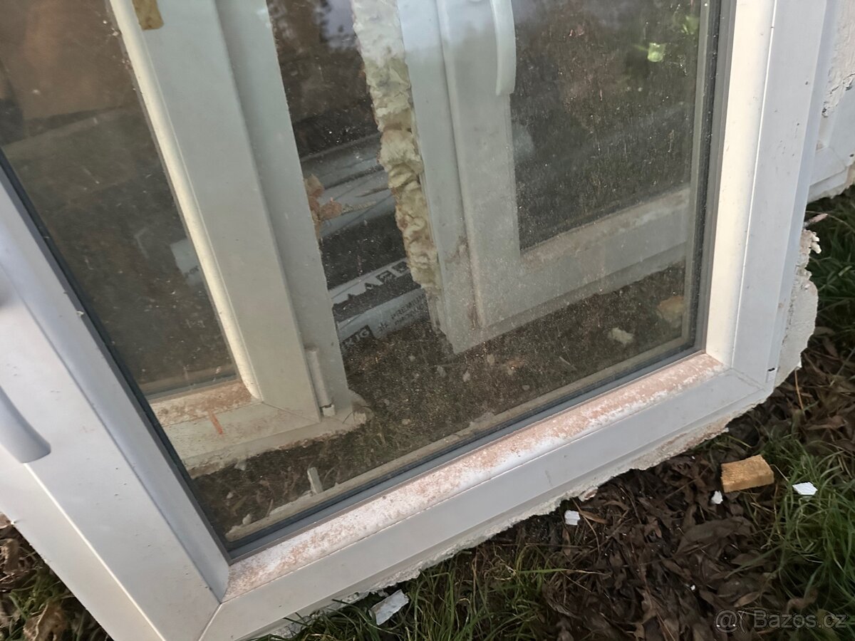 3x starší plastová okna Rehau / ABC okna 80x110cm - 3