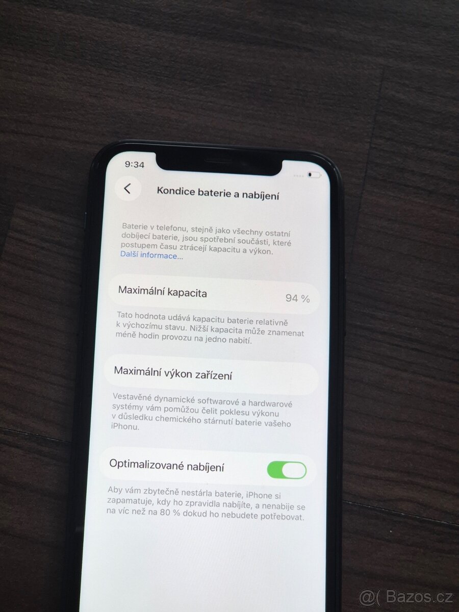 iPhone 11 Pro 64gb kapacita baterie 94% - 3