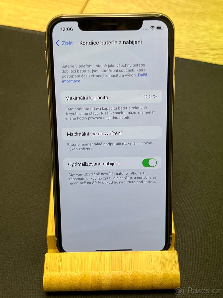 Apple iPhone X 64GB Bílý 100% baterie - 3