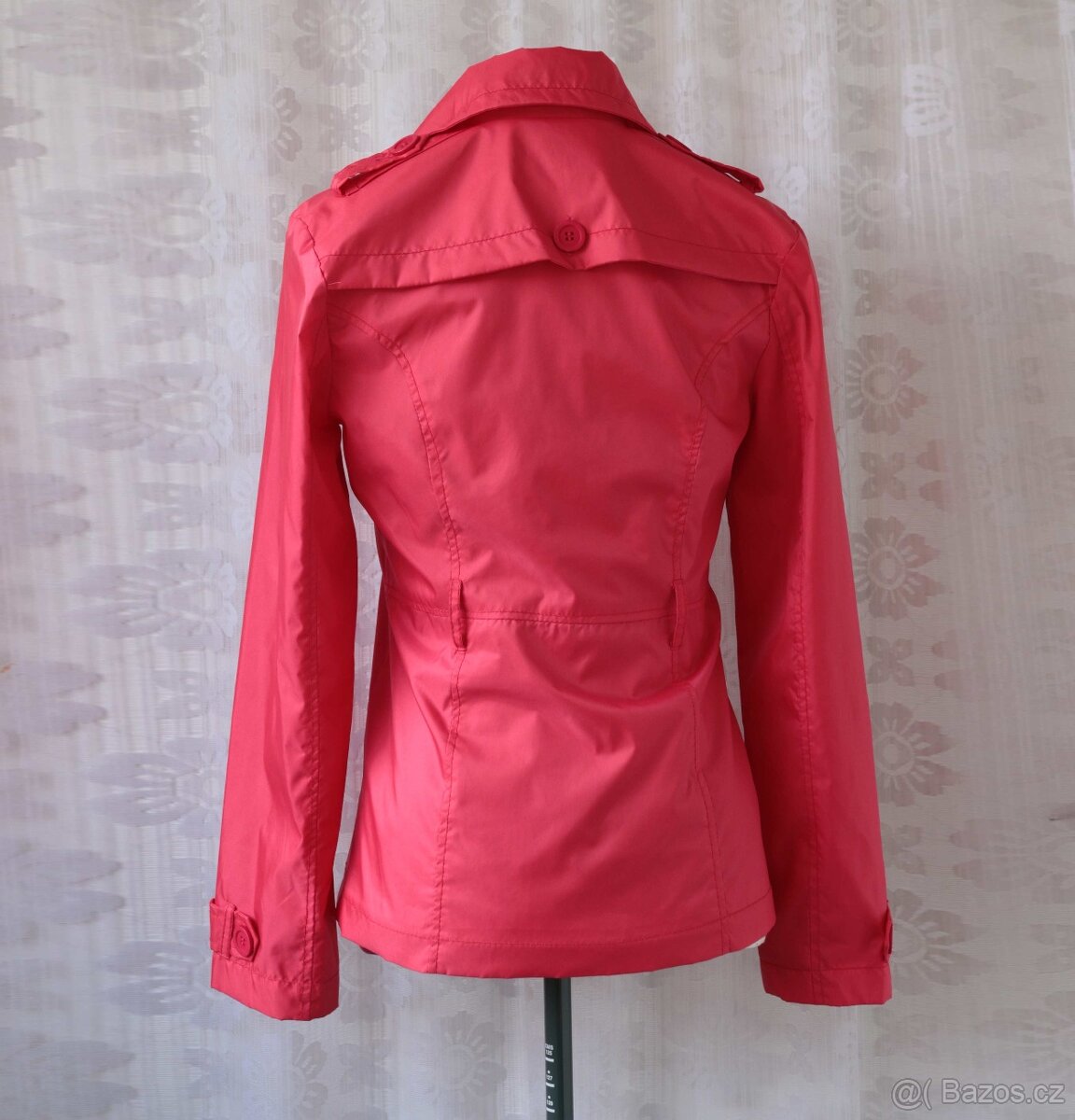Výrazně rúžový nepromokavý kabátek Cars Jeans vel.L - 3