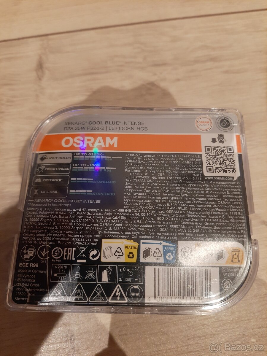 Výbojka Osram D2S 35W cool blue intense - 3