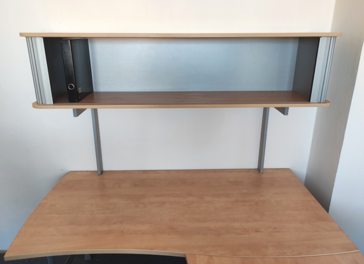 200 x 160 cm Kancelářský rohový stůl + Archiv na šanony - 3