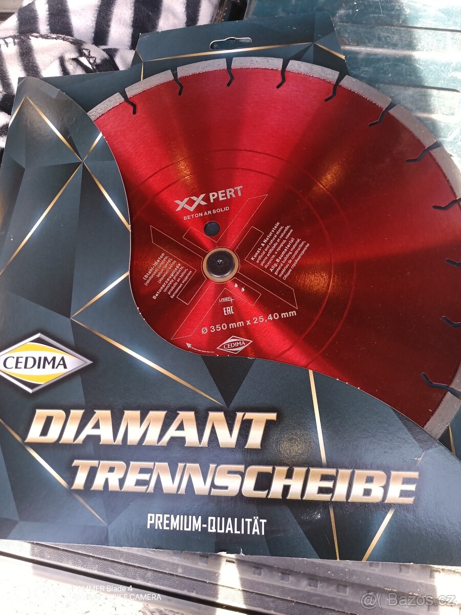 Diamantový Řezný kotouč Cedima 350 mm - 3