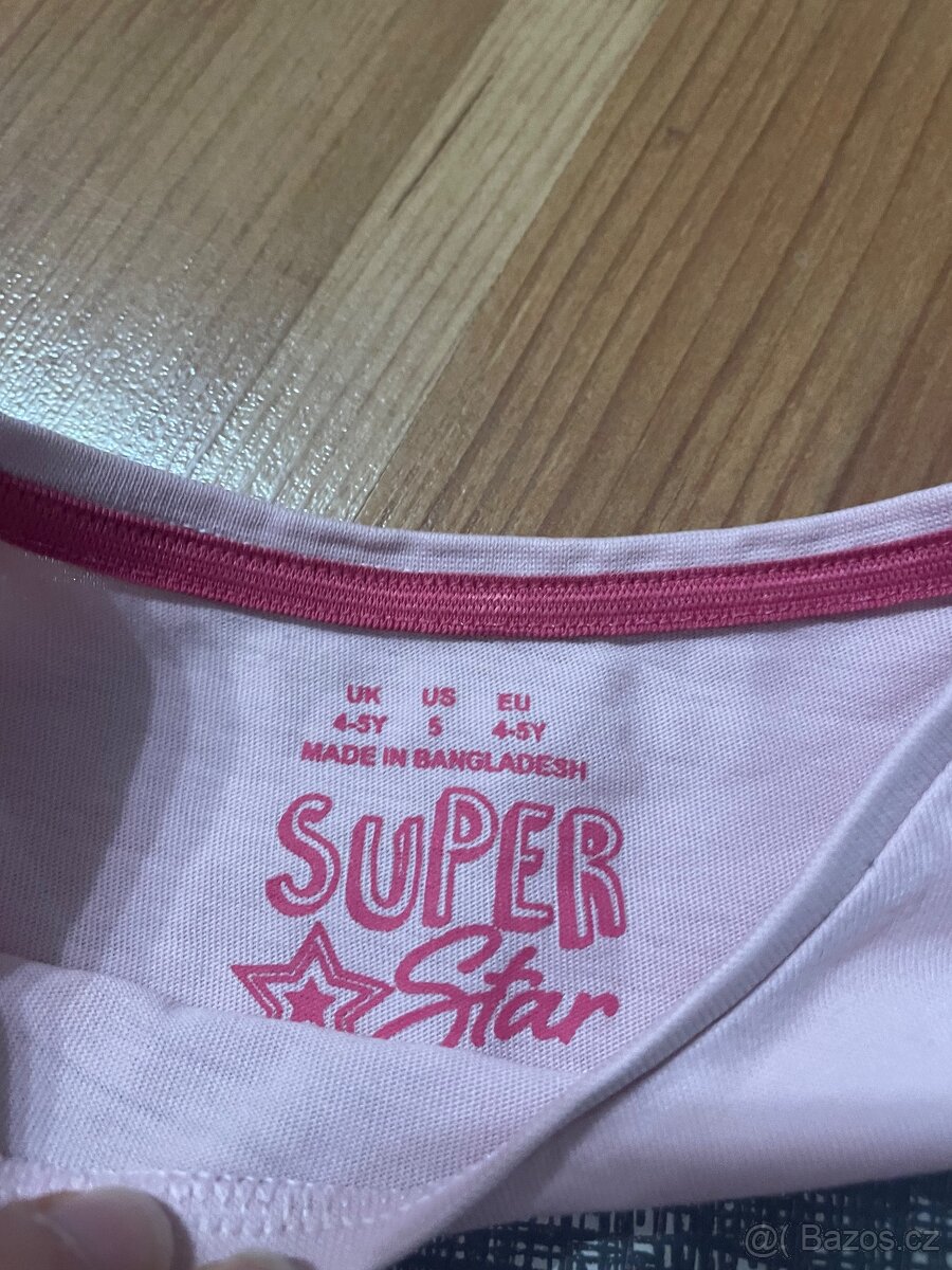 Trička dlouhý rukav holčička 4-5 let. - 3