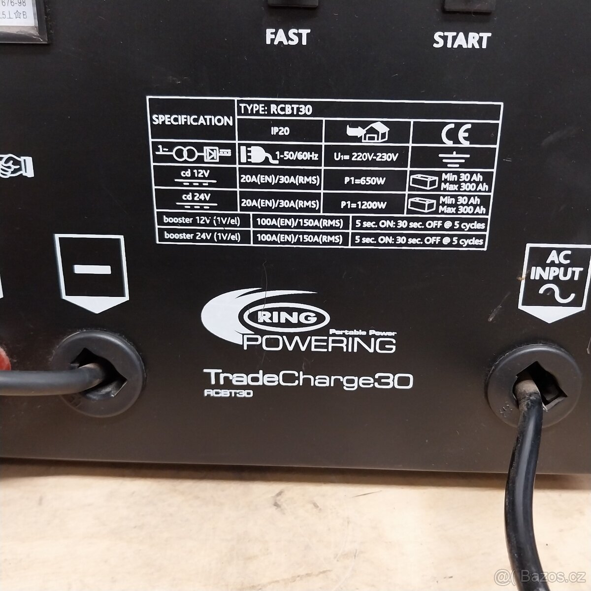 Prodám profi nabíječku se startovacím zdrojem - 3