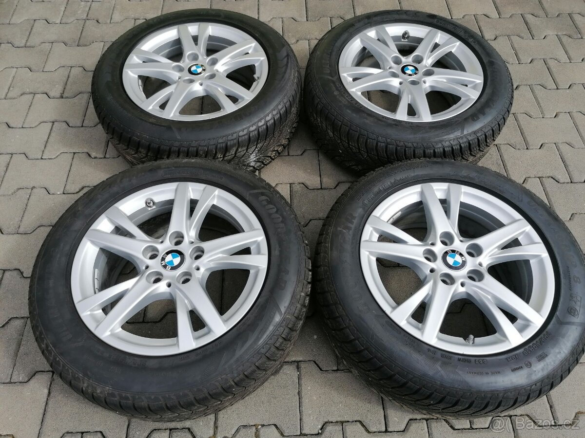 5x112 16 7J ET52 orig. alu kola BMW 2 vč. zim. pneu Goodyear - 3