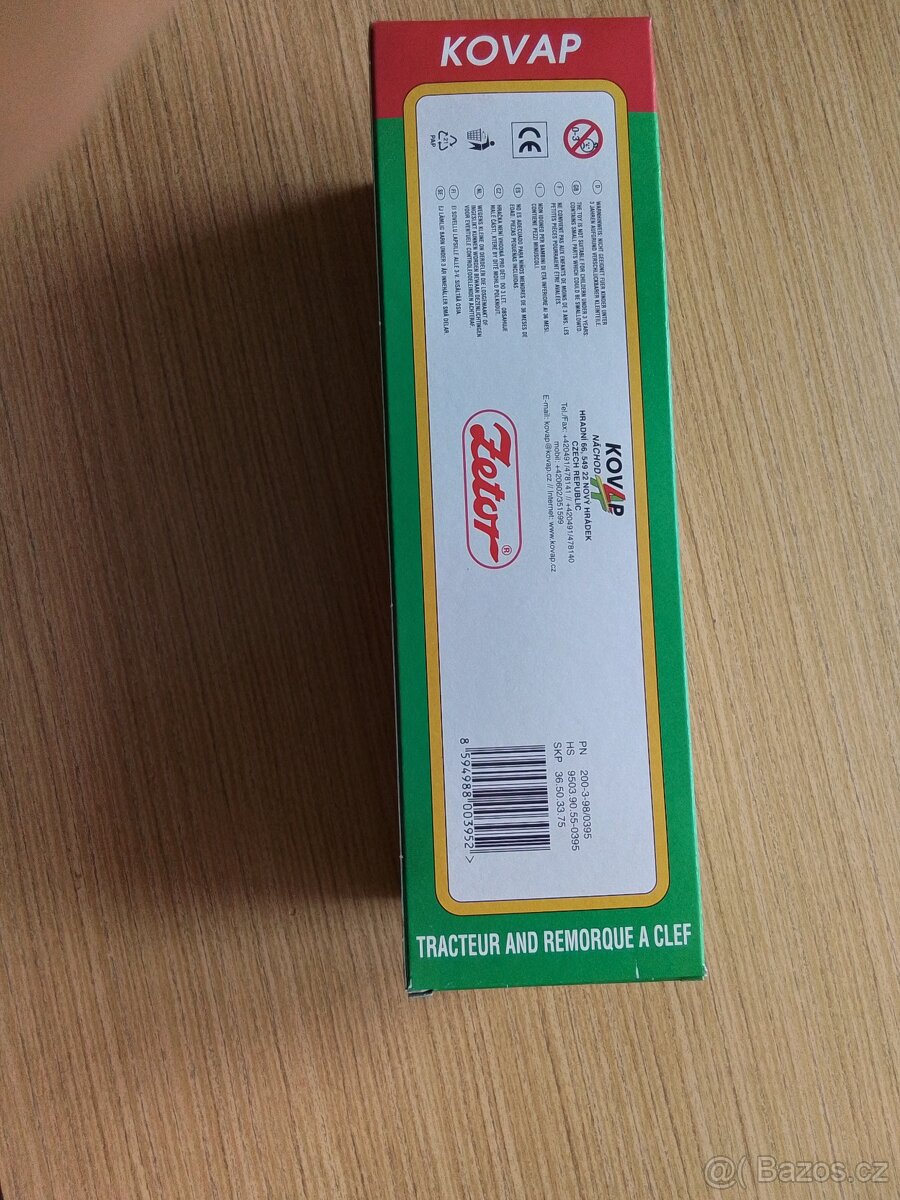 Traktor s valníkem zelený - 3