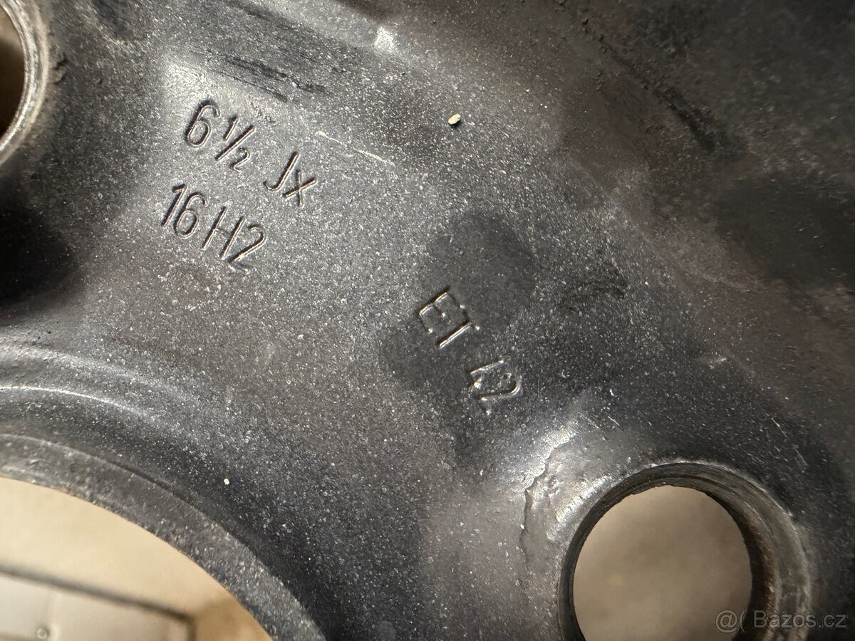 Disky 5x112 - 6,5J x 16 H2, ET 42 + zimní pneu - 3