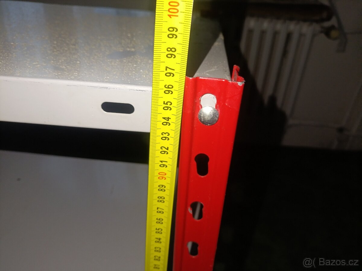 Kovový regál 70x30x97 cm - 3