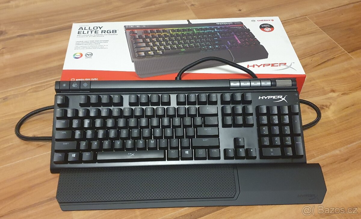 Herní mechanická klávesnice HyperX Alloy Elite Red switche - 3