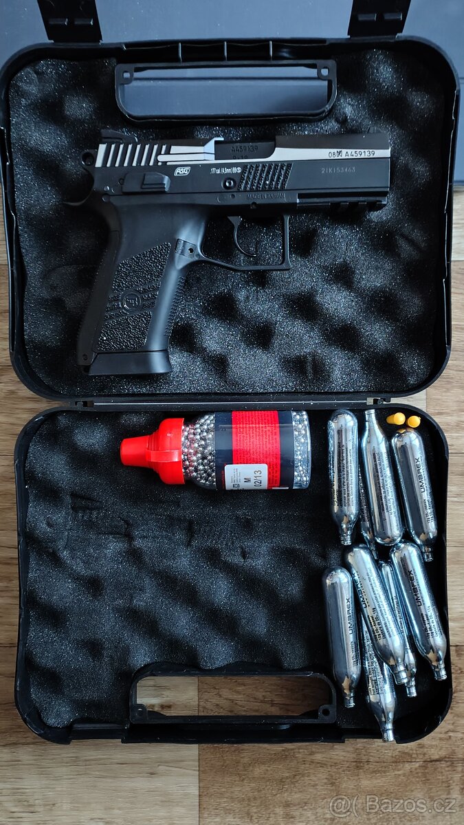 Vzduchová pistole ASG CZ 75 P-07 Duty BlowBack bicolor ráže - 3