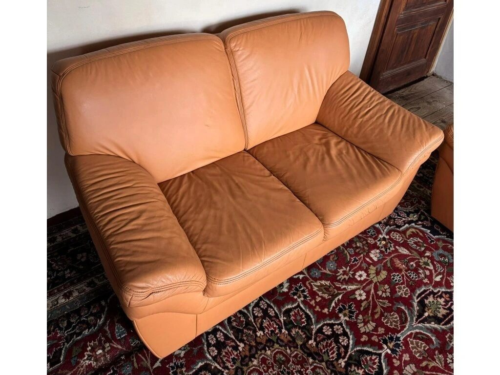 Kožená sedací souprava 2+1, 3202 - 3