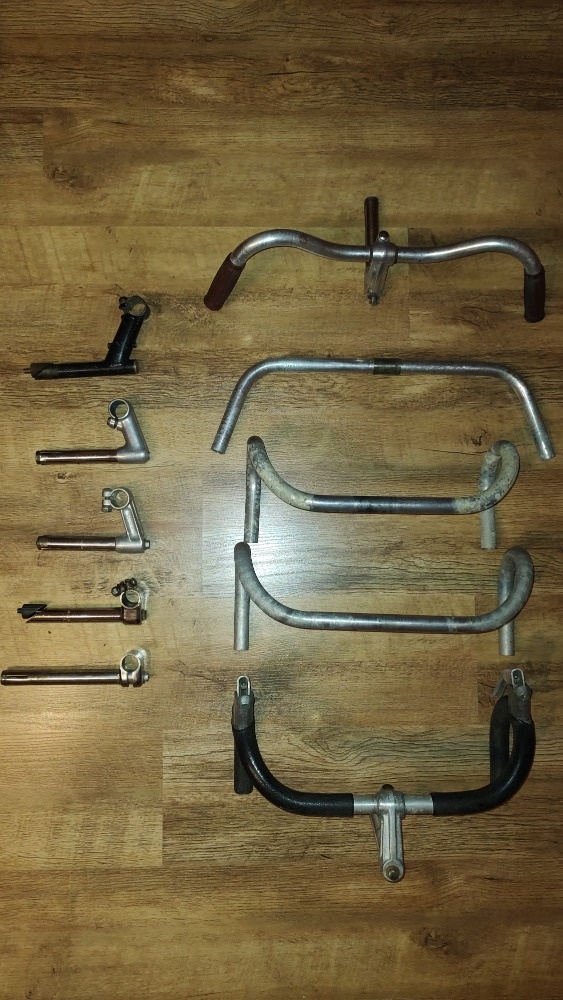 AL řídítka na kolo Favorit apod. - berany, vlaštovky, rovná - 3