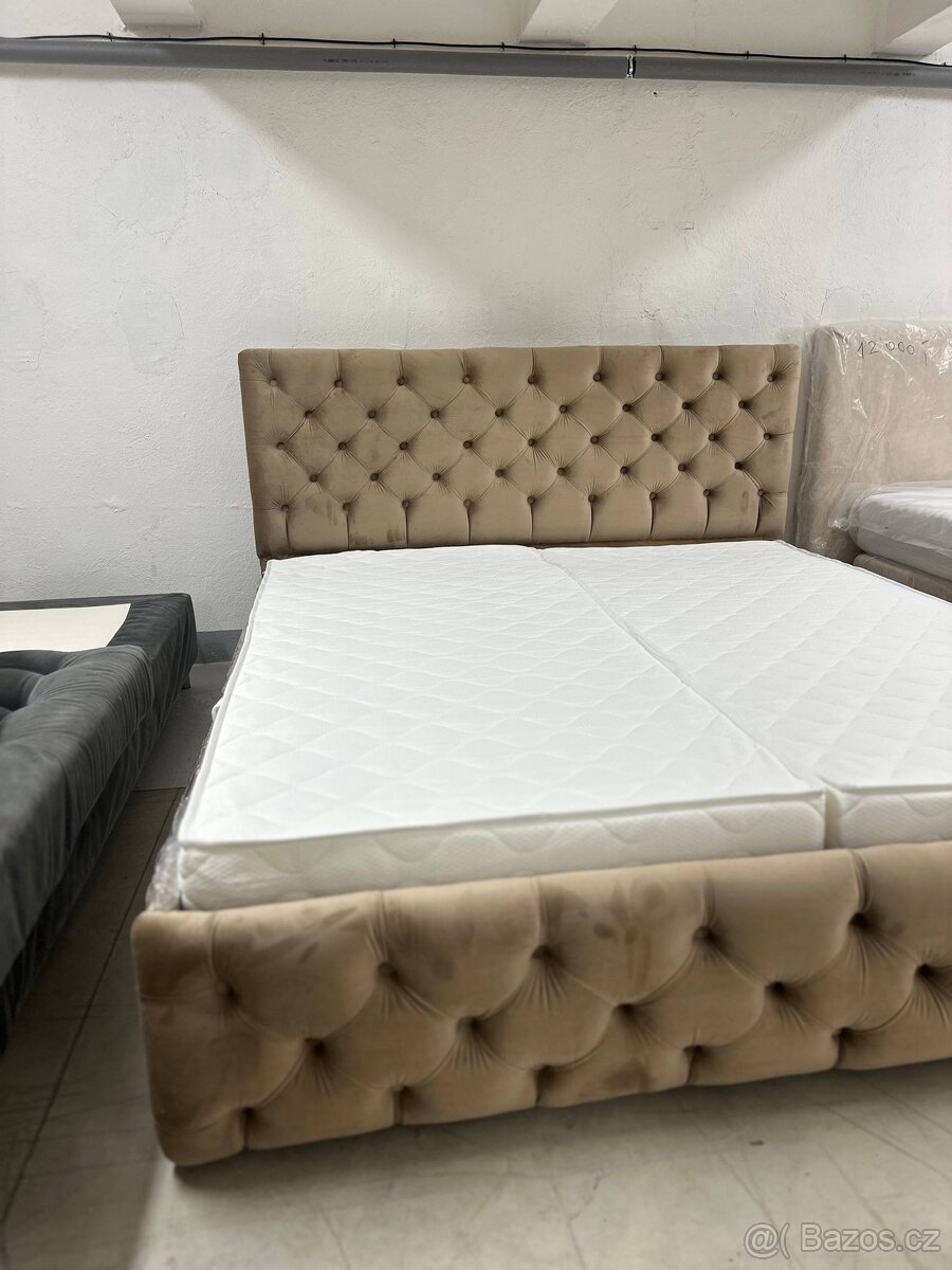 Čalouněná manželská postel 180×200 – NOVÁ - 3
