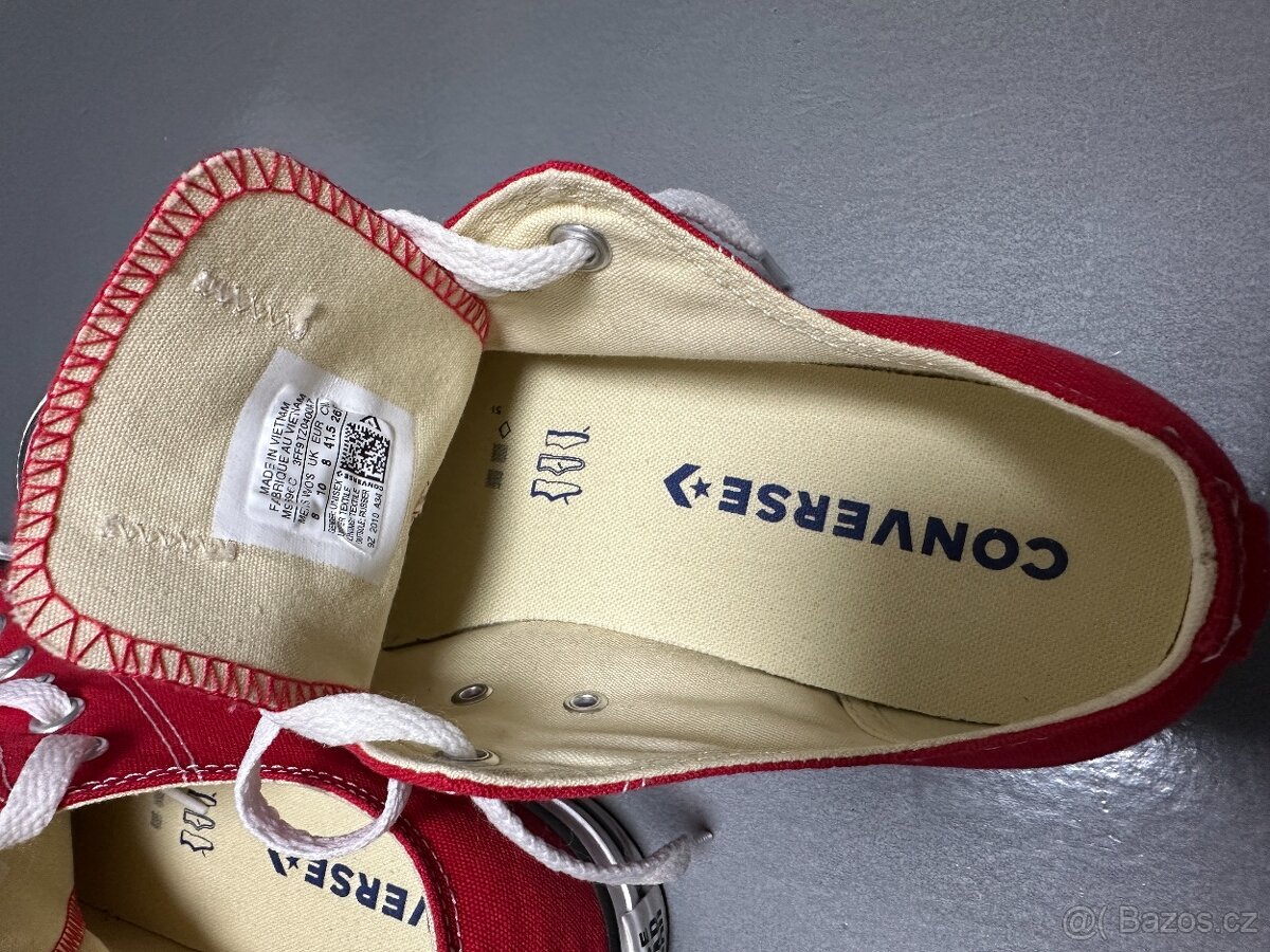 CONVERSE Tenisky - červené - nové - 3
