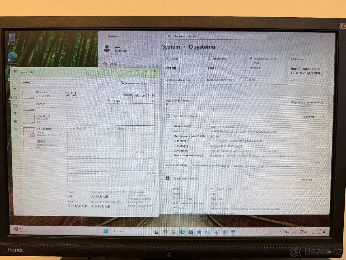 XeonE3-1230v3/32GB ram/250GB SSD/Win11Home - 3