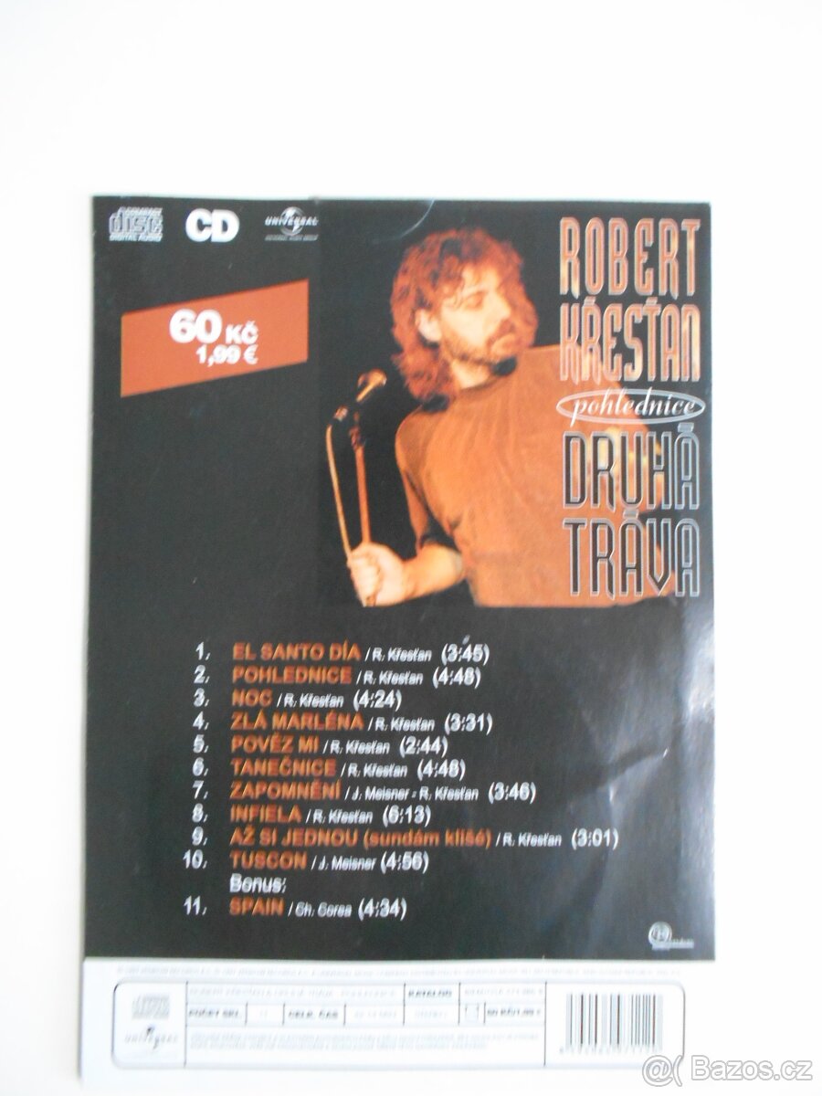 ROBERT KŘESŤAN - POHLEDNICE - CD + PODPIS + POUTNÍCI - 3CD + - 3