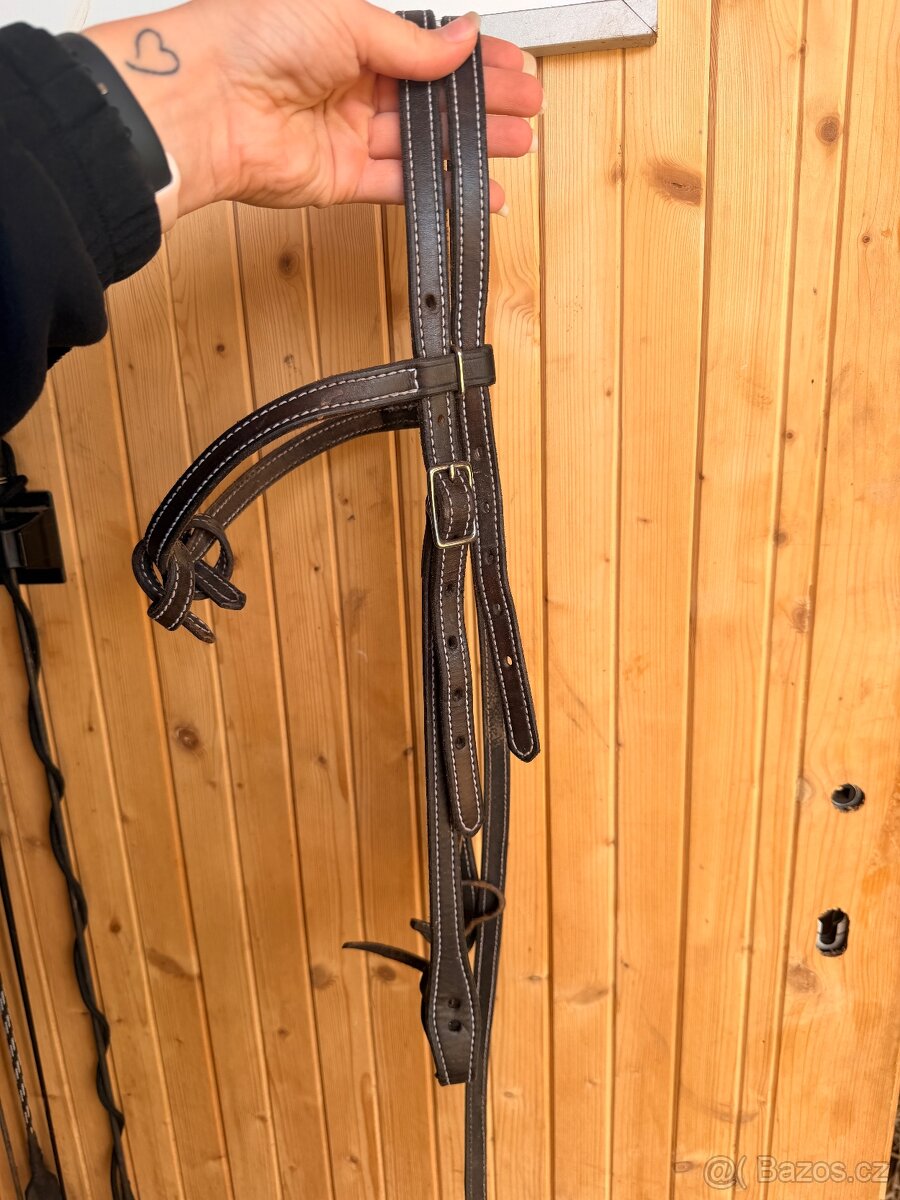 Westernová uzdečka + otěže - 3