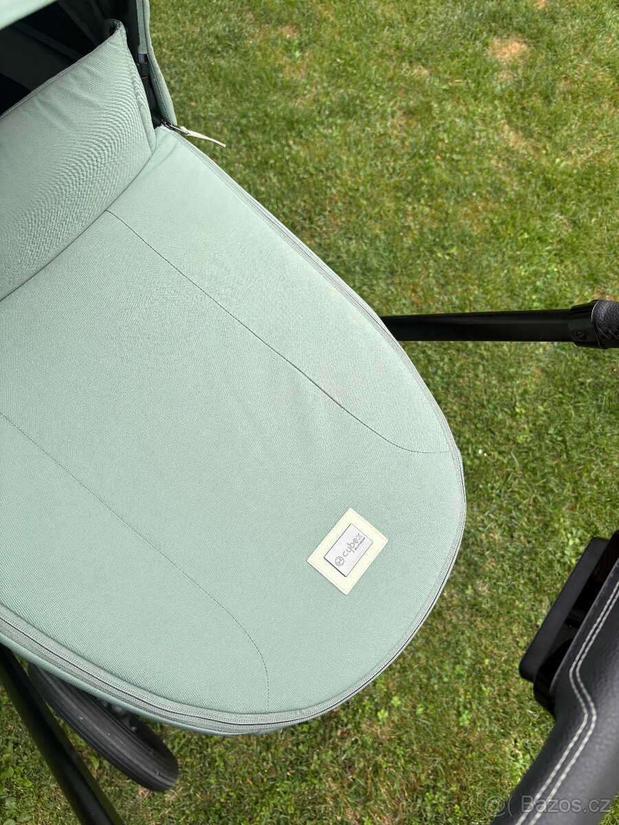 Cybex Priam Lux Carry Cot Leaf Green - 3
