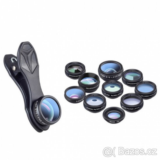 SADA 10v1 objektivů pro mobil - 3