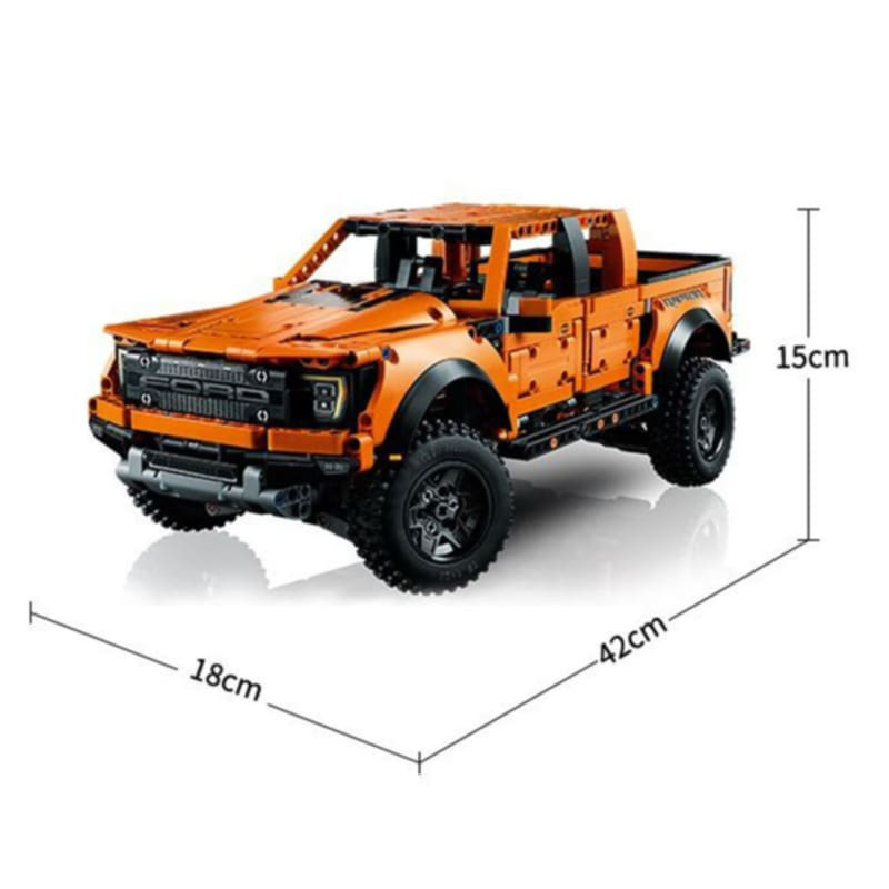 NOVÁ velká stavebnice Ford Raptor teréní auto 1379 dílků - 3