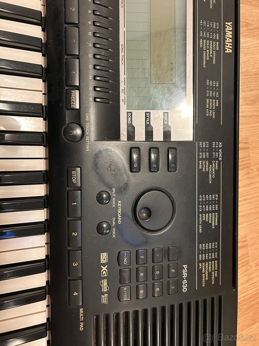 Klávesy Yamaha PSR-630 - 3