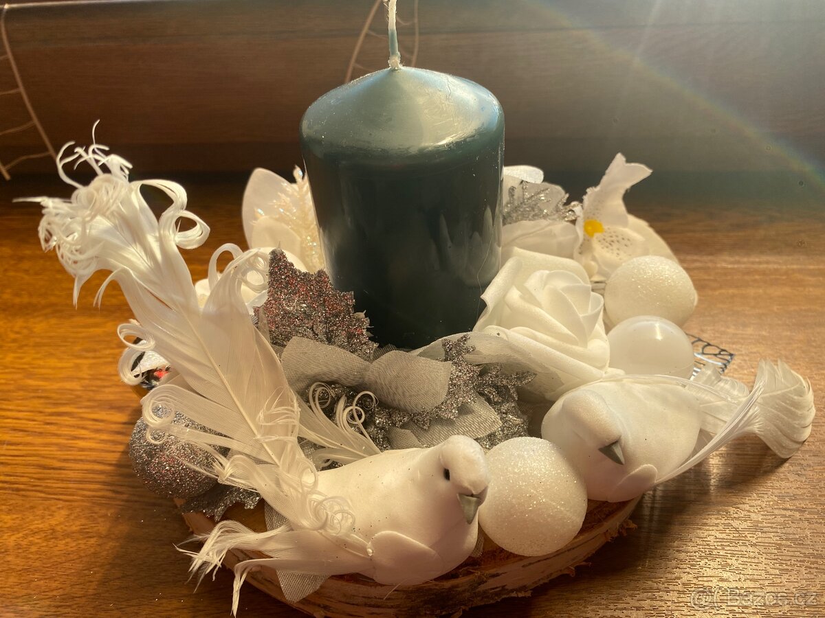 Svícen adventní, vánoční - 3