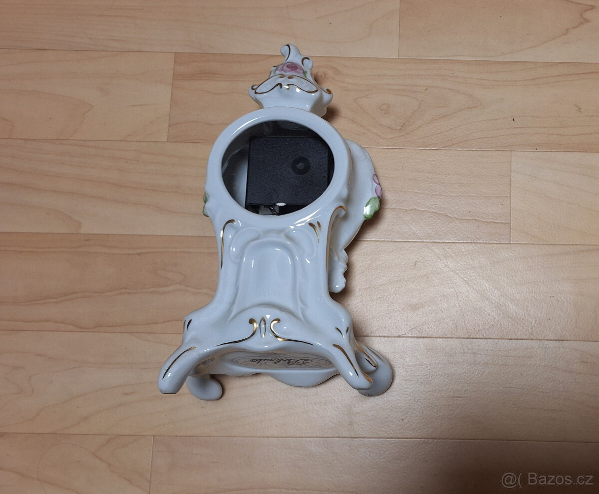 porcelánové hodiny Royal Dux- Belinda - 3