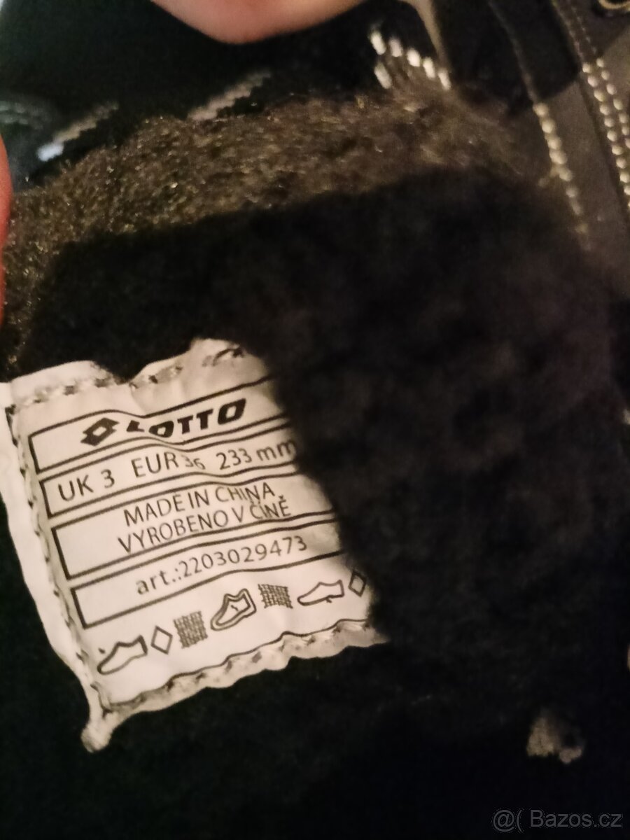 Dětské/dámské zimní boty vel.36 (stélka 23,3 cm) - NOVÉ - 3