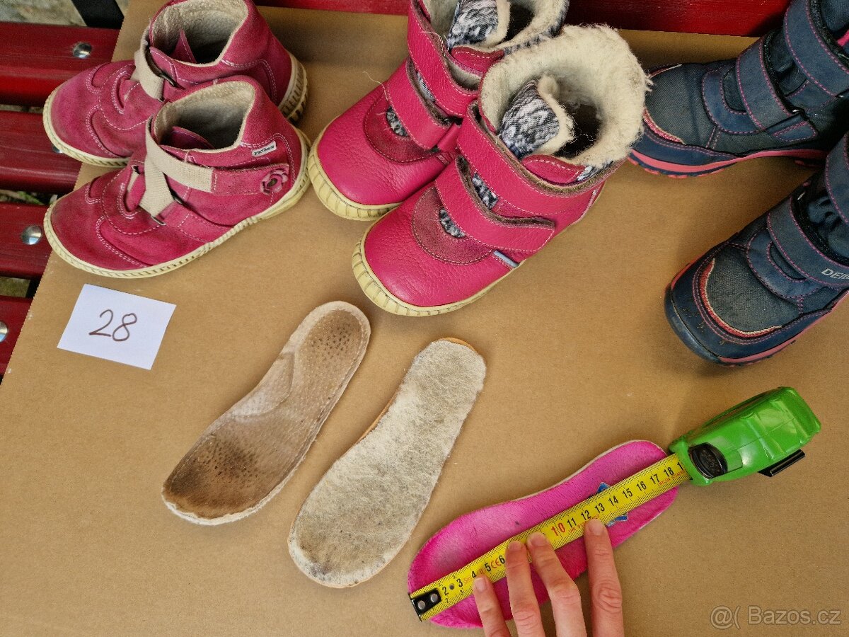Zimní dívčí boty vel. 28 - 3